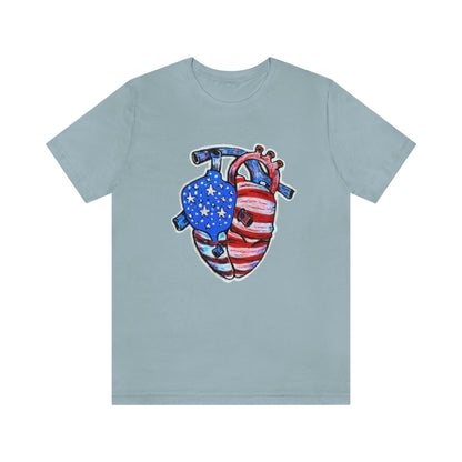 American Ink Heart Tee (front only)