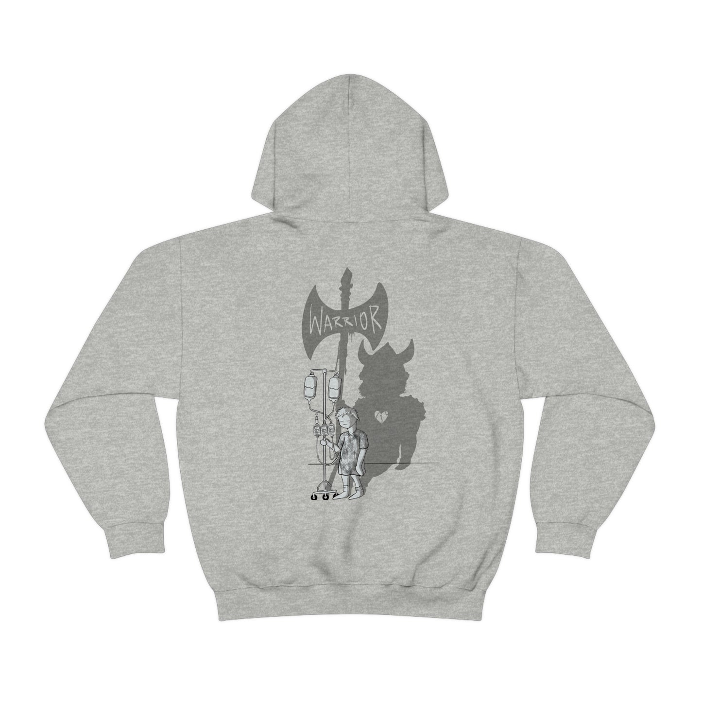 Hospital Warriors Hoodie (front and back)