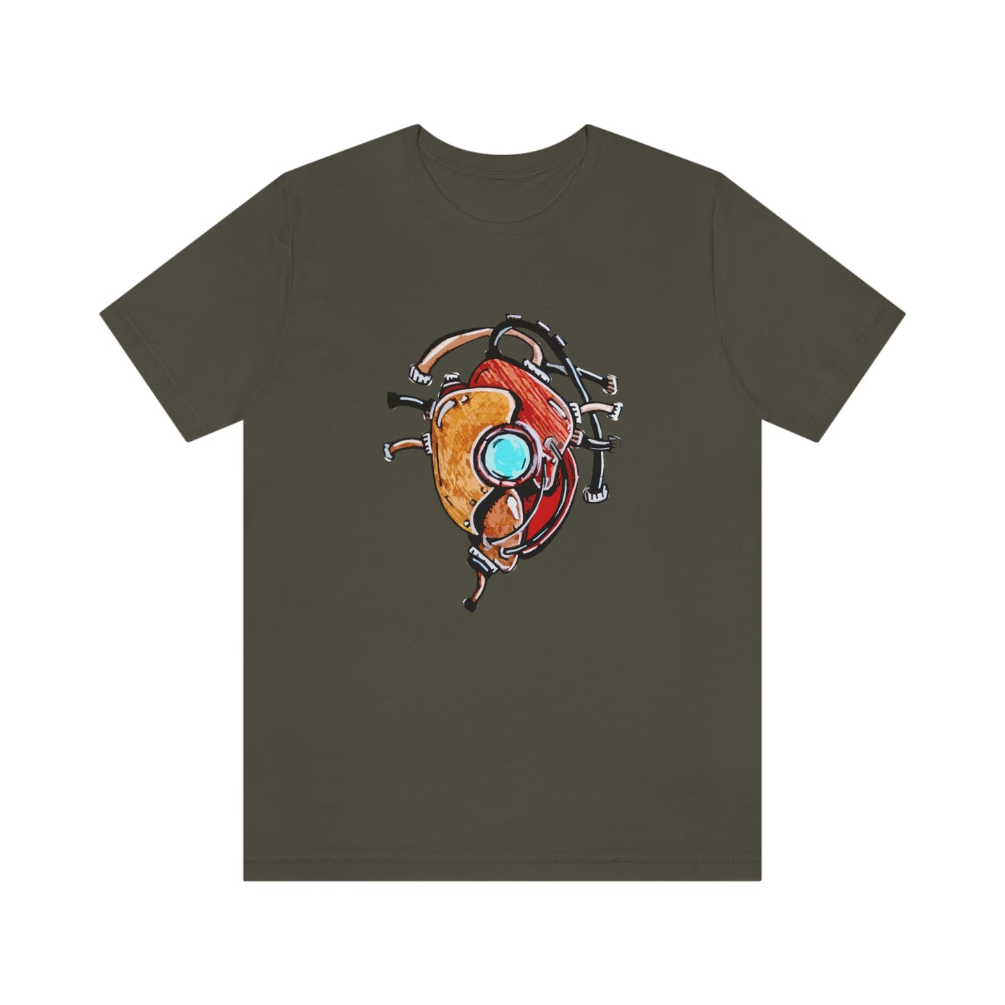 Sketchy Heart Mechanism Tee (front only)