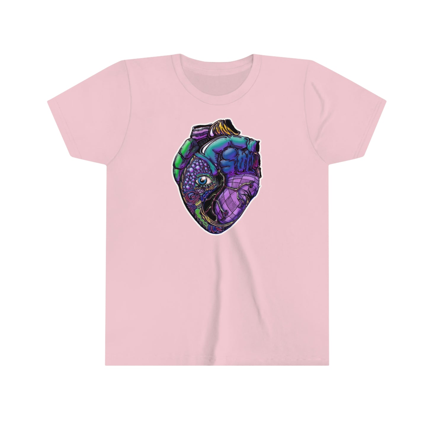 Trippy Heart Youth Tee (front only)