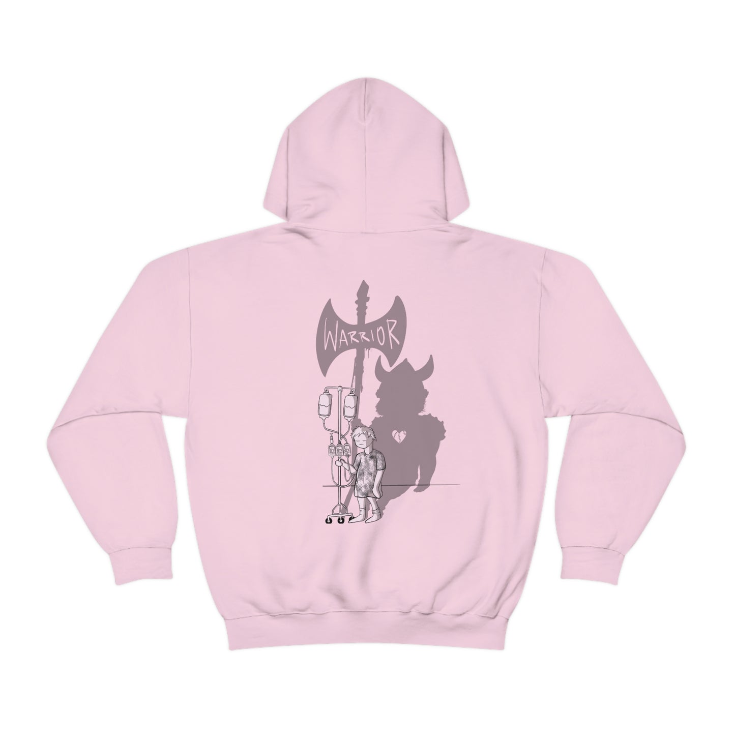 Hospital Warriors Hoodie (front and back)