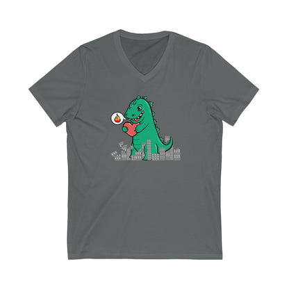 Baby Godzilla V-Neck Tee (front only)