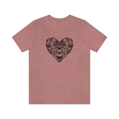 Tribal Zombie Heart Tee(front only)