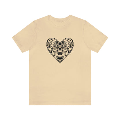 Tribal Zombie Heart Tee(front only)