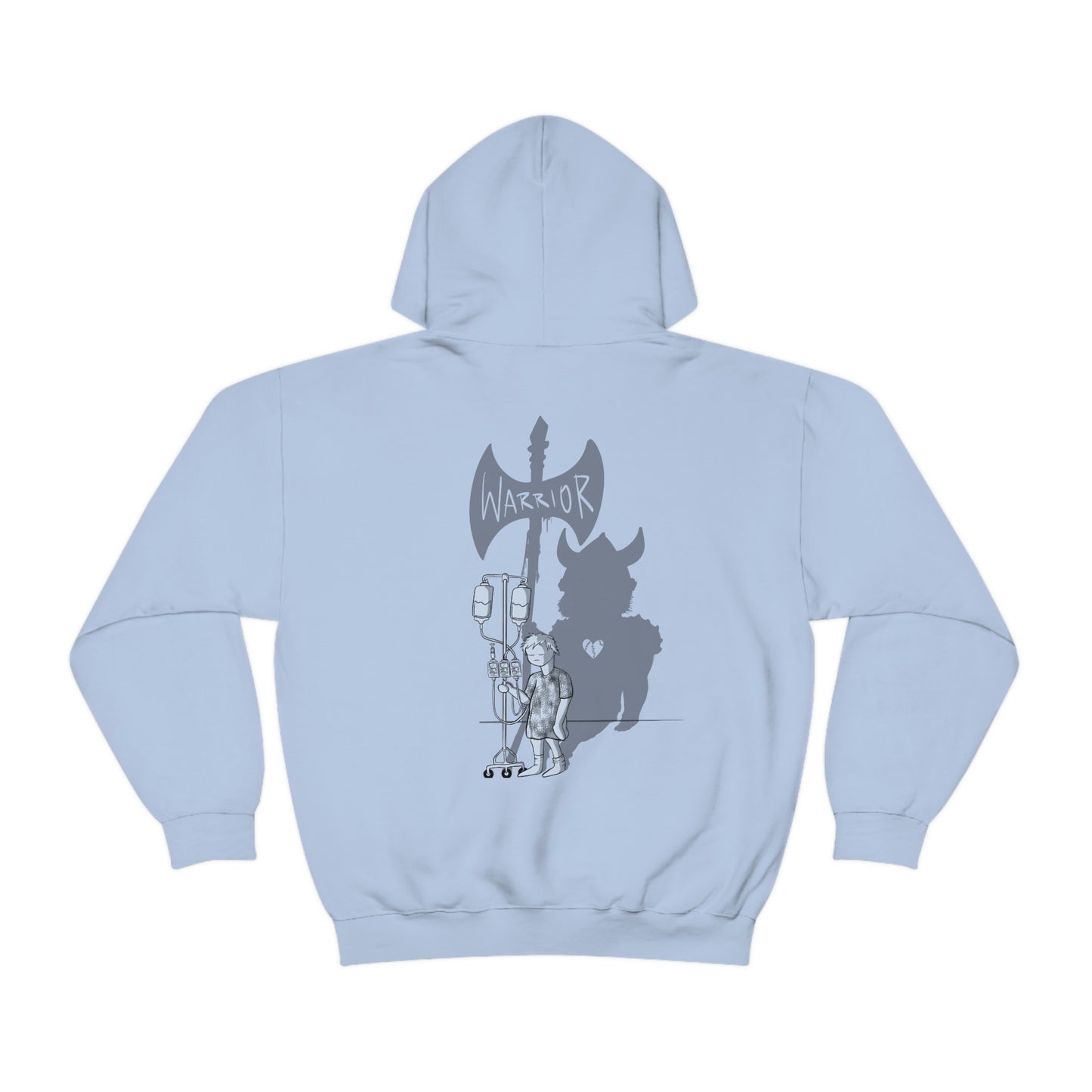 Hospital Warriors Hoodie (front and back)