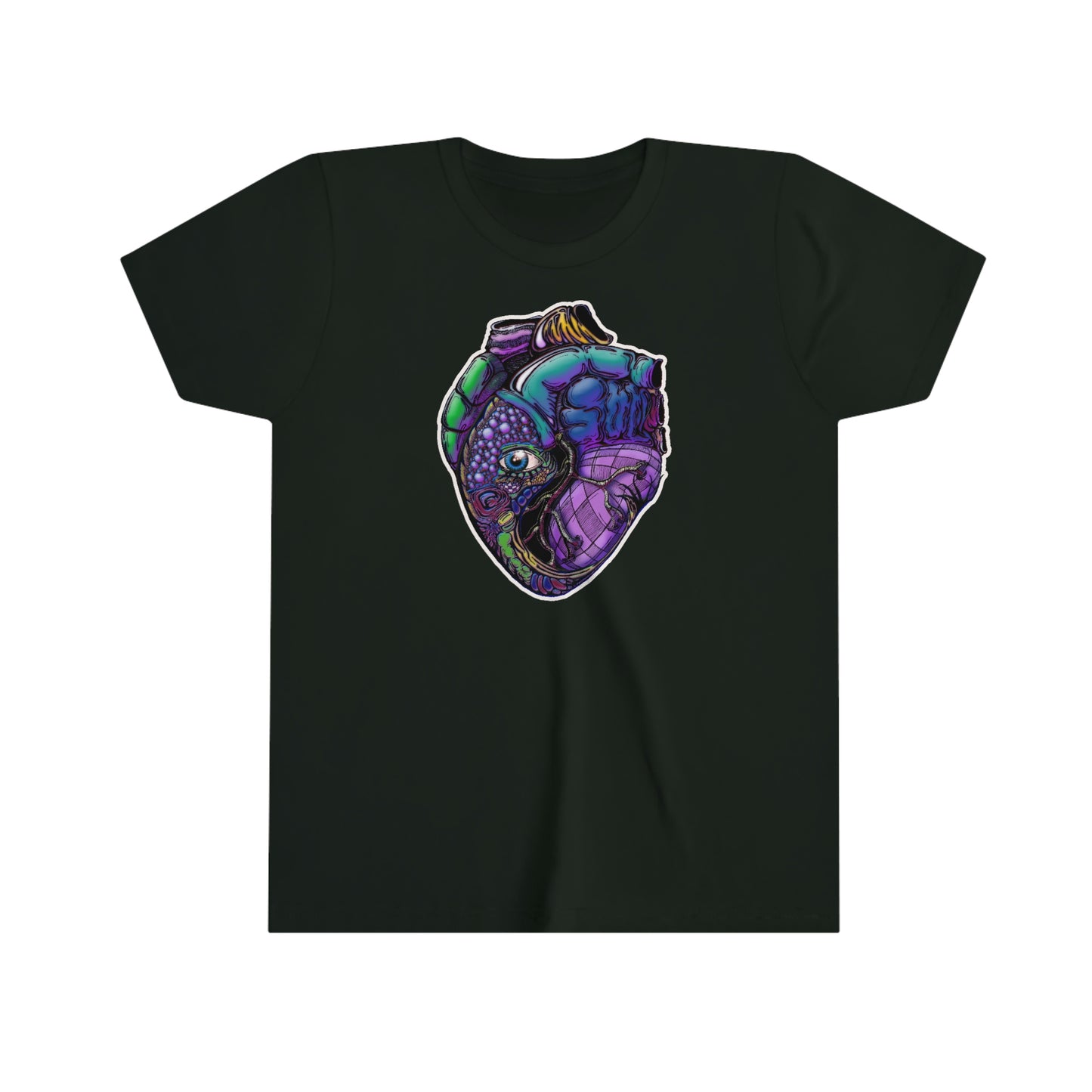 Trippy Heart Youth Tee (front only)