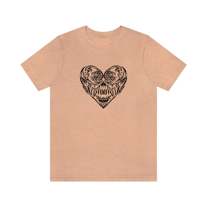 Tribal Zombie Heart Tee(front only)