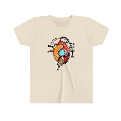 Sketchy Heart Mechanism Youth Tee (front only)