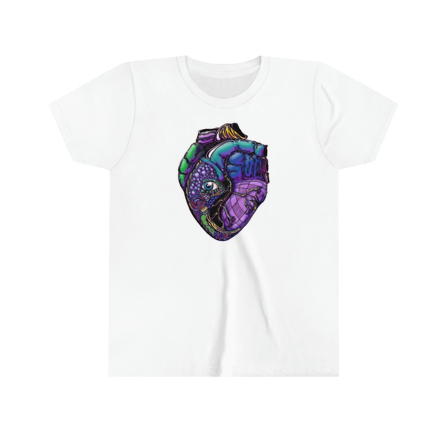 Trippy Heart Youth Tee (front only)