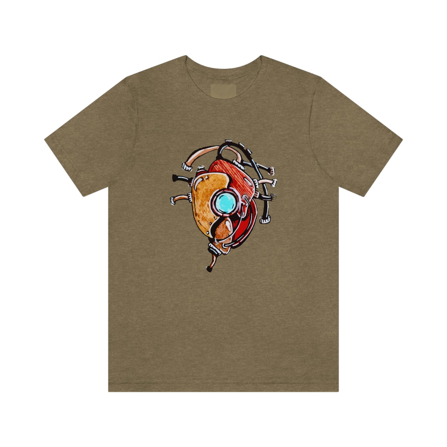 Sketchy Heart Mechanism Tee (front only)