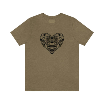 Tribal Zombie Heart Tee(front only)