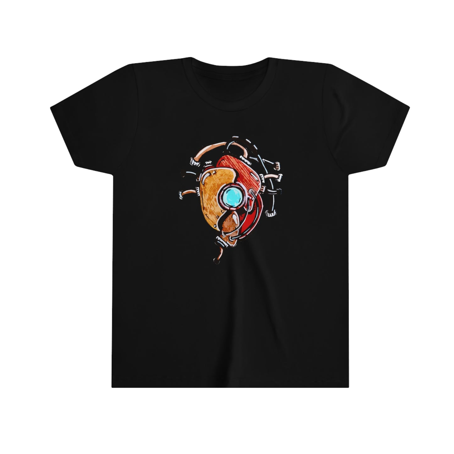 Sketchy Heart Mechanism Youth Tee (front only)