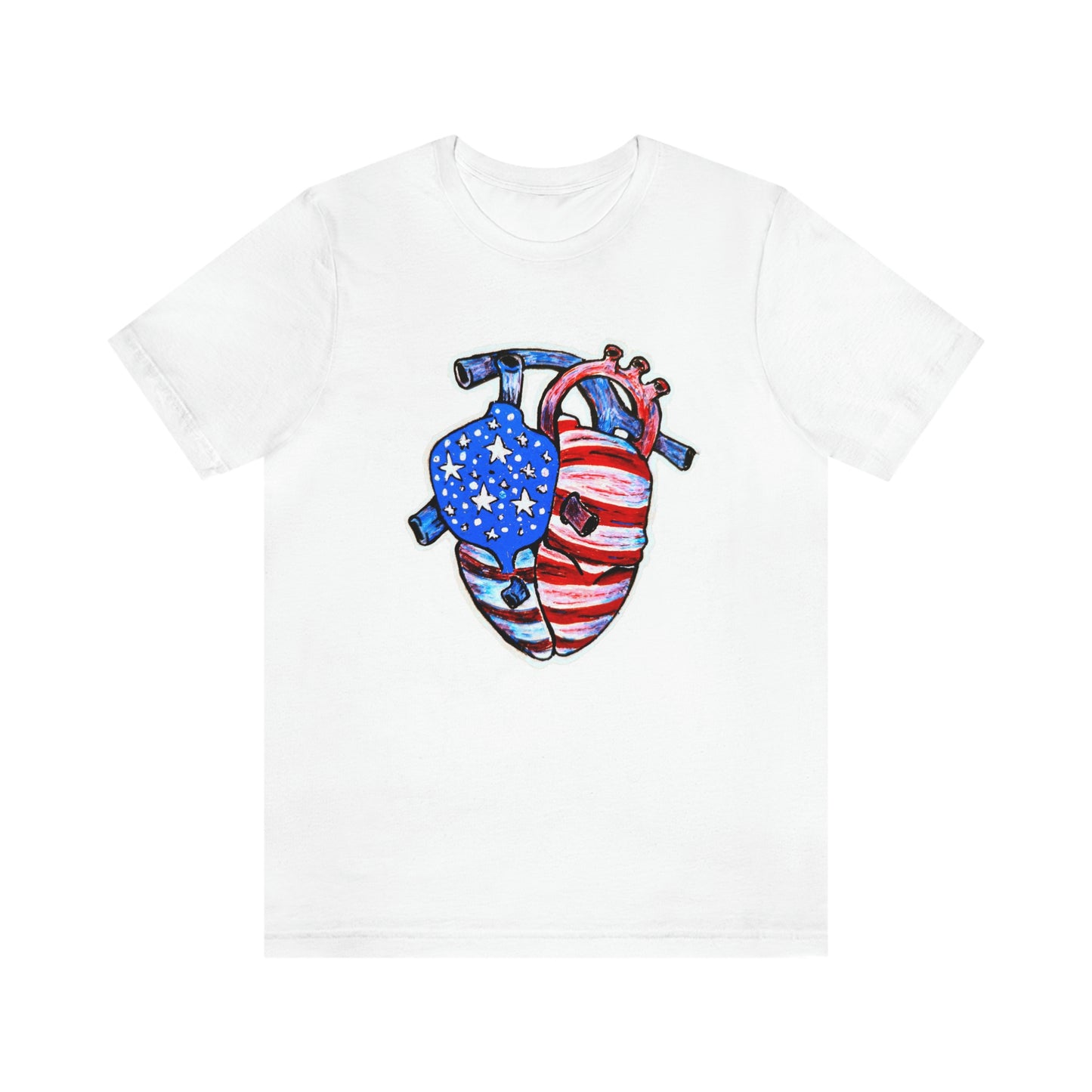 American Ink Heart Tee (front only)