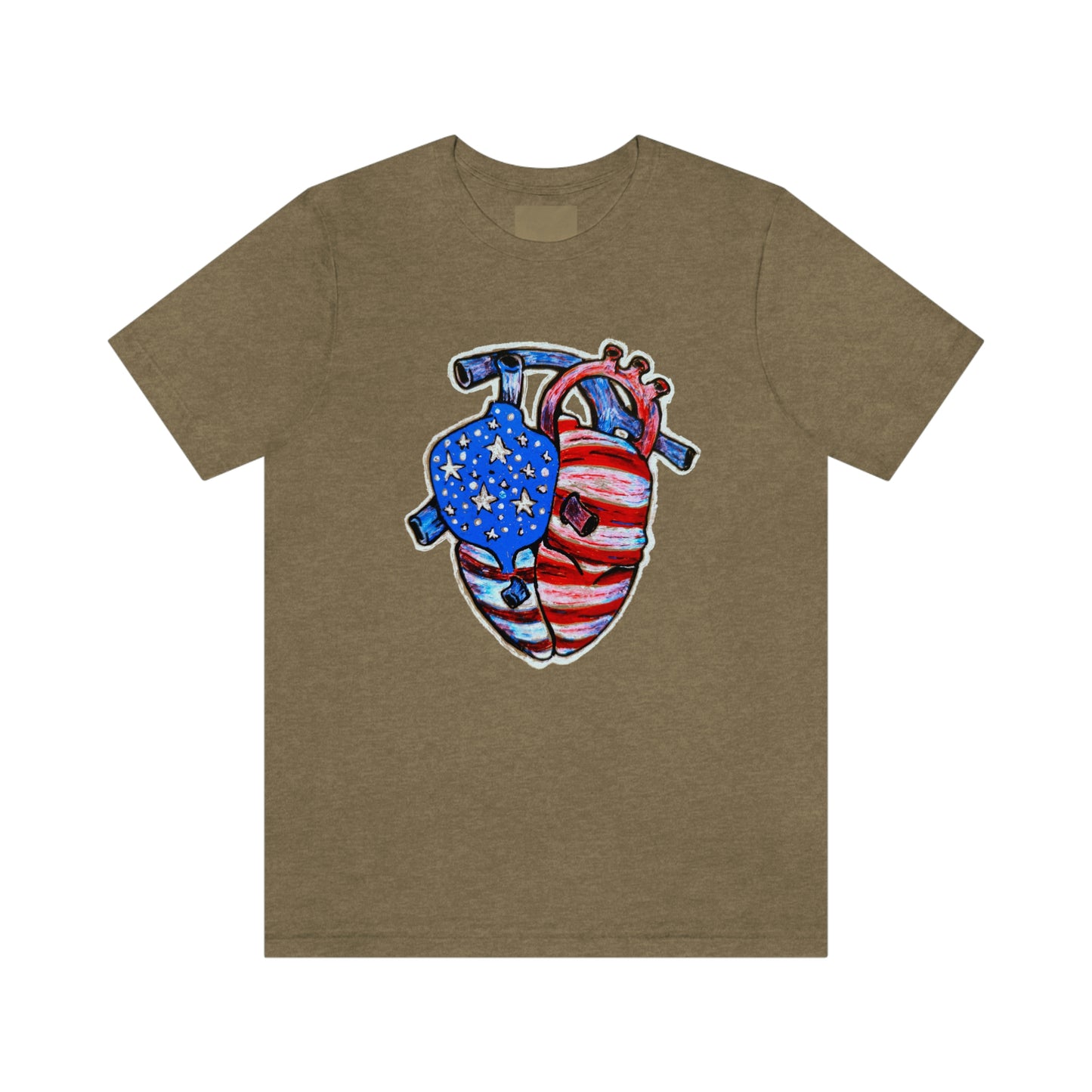 American Ink Heart Tee (front only)