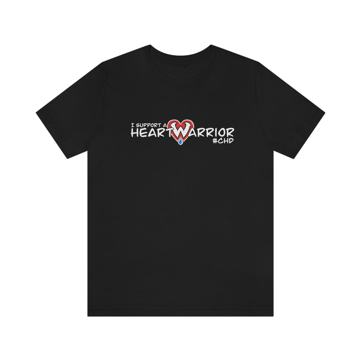 I Support a Heart Warrior Tee (front only)