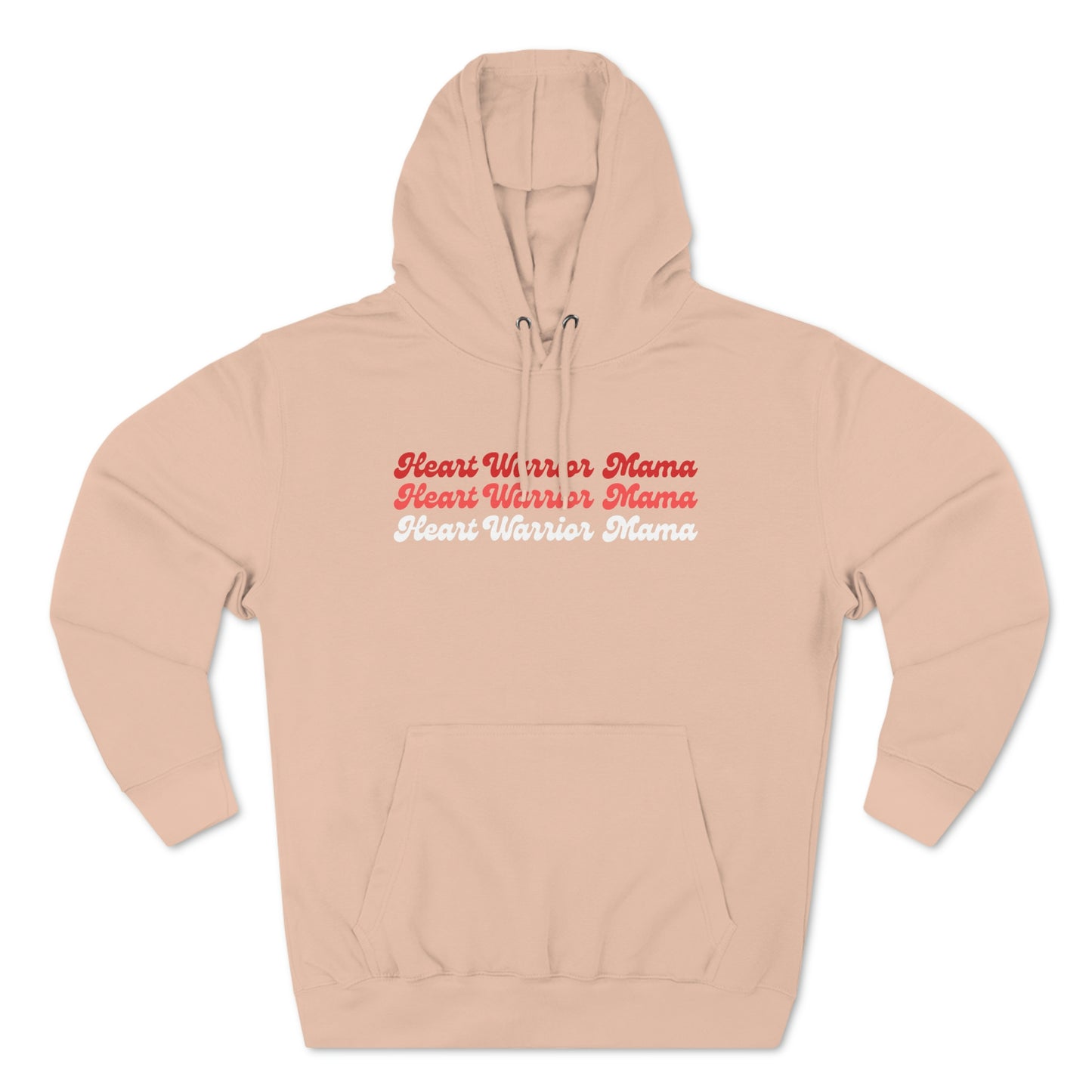 Heart Warrior Mama Pullover Hoodie (front only)