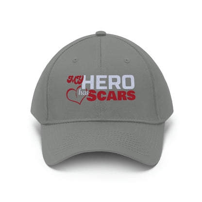 My Hero Has Scars Hat